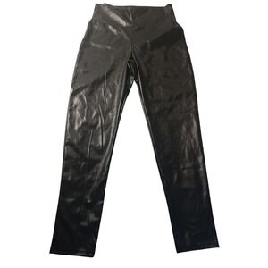 Heimish Faux Leather Leggings Pull-On High Rise L Stretch Moto Chic Edgy Basics